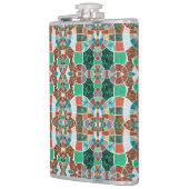 フラクタル効果の少ない画像の繰り返し フラスク (左)