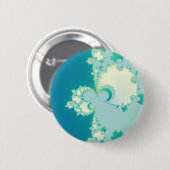 フラクタル化キノコ 缶バッジ (正面&裏面)