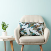 フラクタル北極迷彩 ランバークッション (椅子)