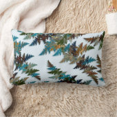 フラクタル北極迷彩 ランバークッション (ブランケット)