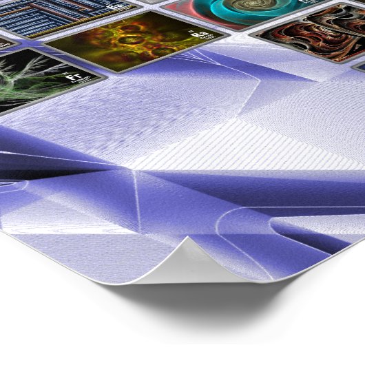 フラクタル周期表 ポスター (角)