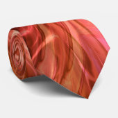 フラクタル大理石赤2タイ ネクタイ (ロール)