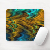 フラクタル大理石4-4 マウスパッド (マウス)