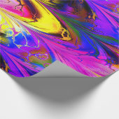 フラクタル大理石7Aラッピング紙 ラッピングペーパー (コーナー)