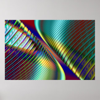 フラクタル宇宙の反射 ポスター