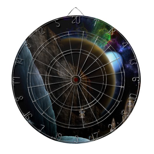 フラクタル宇宙の探索 ダーツボード (正面)