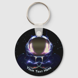 フラクタル宇宙飛行士 キーホルダー