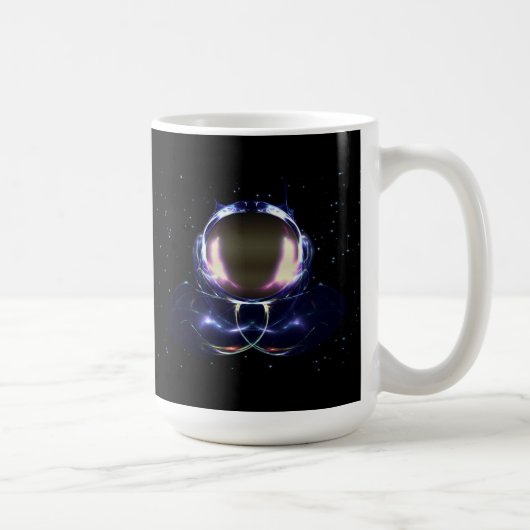 フラクタル宇宙飛行士 コーヒーマグカップ (右)
