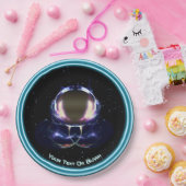 フラクタル宇宙飛行士 ペーパープレート (パーティー)