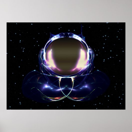 フラクタル宇宙飛行士 ポスター (正面)