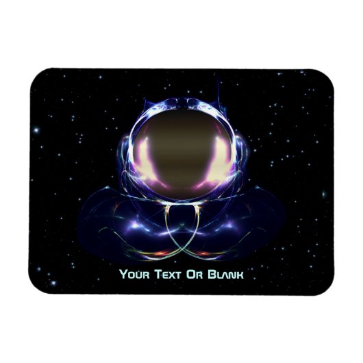 フラクタル宇宙飛行士 マグネット (横)