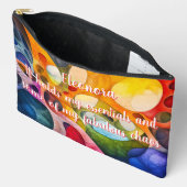 フラクタル宇宙 – 素晴らしいカオス大型パウチ アクセサリーポーチ (見開き)