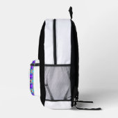 フラクタル対称プリントカットソーBackpack プリントバックパック (右)