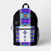 フラクタル対称プリントカットソーBackpack プリントバックパック (正面)