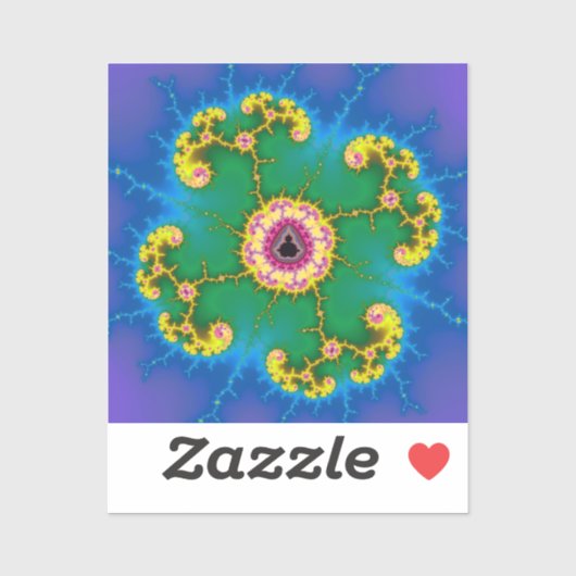 フラクタル島曼荼羅 シール (シート)