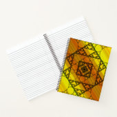 フラクタル幾何学スパイラルノートブック ノートブック (内部)