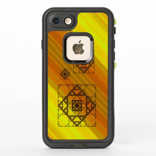 フラクタル幾何学ライフプルーフケース LifeProof iPhoneケース (裏面)