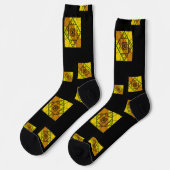 フラクタル幾何学 ソックス (左)