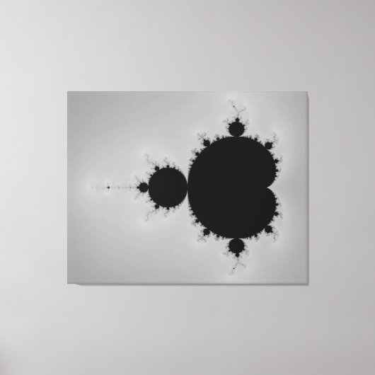 フラクタル形状を設定する キャンバスプリント (正面)