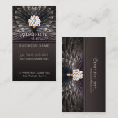 フラクタル愛の羽の名刺 名刺 (正面/裏面)