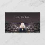 フラクタル愛の羽の名刺 名刺 (裏面)