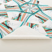 フラクタル抽象芸術の背景。デジタル効果。フェスト シェルパブランケット (3/4)