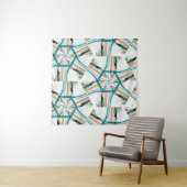 フラクタル抽象芸術の背景。デジタル効果。フェスト タペストリー (インサイチュ)