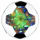 フラクタル抽象芸術サッカーボール サッカーボール (正面)