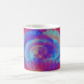 フラクタル抽象芸術マググ コーヒーマグカップ (中央)