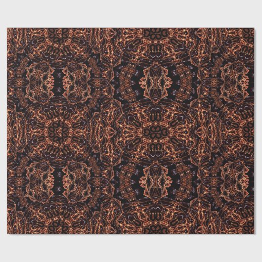 フラクタル抽象芸術ラッピング紙 ラッピングペーパー (フラット)