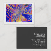 フラクタル抽象芸術061012縁どd () 名刺 (正面/裏面)