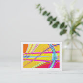 フラクタル抽象芸術061012縁どe () 名刺 (スタンド正面)