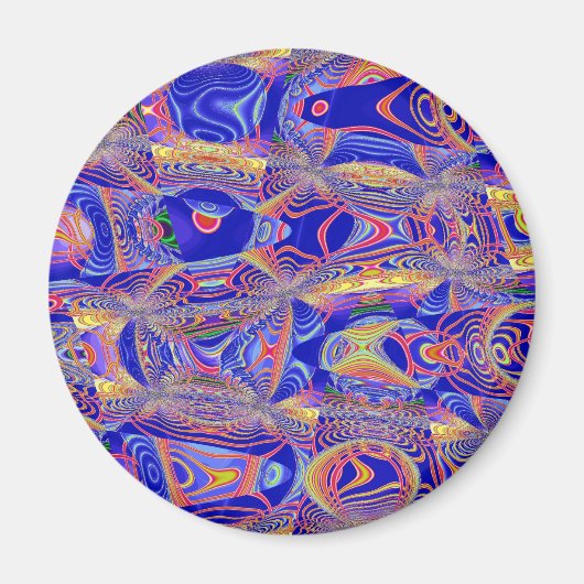 フラクタル抽象芸術061012a マグネット (正面)