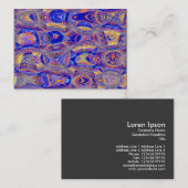 フラクタル抽象芸術061012a 名刺 (正面/裏面)