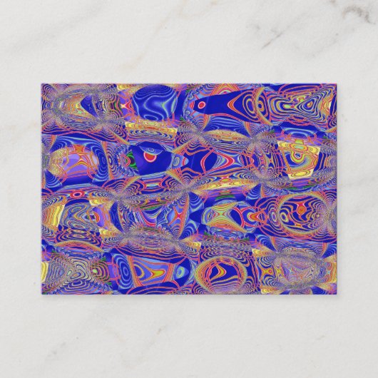 フラクタル抽象芸術061012a 名刺 (正面)