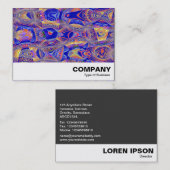 フラクタル抽象芸術061012a 名刺 (正面/裏面)