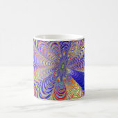 フラクタル抽象芸術061012d コーヒーマグカップ (中央)