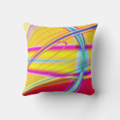 フラクタル抽象芸術061012e クッション (裏面)