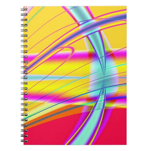 フラクタル抽象芸術061012e ノートブック (正面)