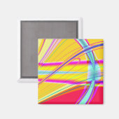 フラクタル抽象芸術061012e マグネット (正面/裏面)