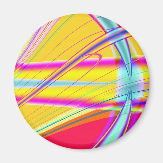 フラクタル抽象芸術061012e マグネット (正面)