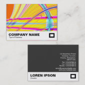 フラクタル抽象芸術061012e 名刺 (正面/裏面)