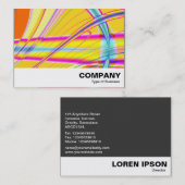 フラクタル抽象芸術061012e 名刺 (正面/裏面)