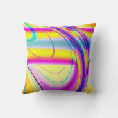 フラクタル抽象芸術061012f クッション (裏面)