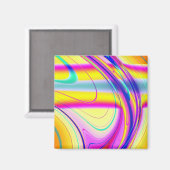 フラクタル抽象芸術061012f マグネット (正面/裏面)