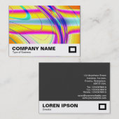 フラクタル抽象芸術061012f 名刺 (正面/裏面)