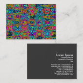 フラクタル抽象芸術191111a 名刺 (正面/裏面)