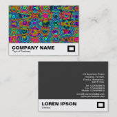 フラクタル抽象芸術191111a 名刺 (正面/裏面)