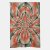 フラクタル抽象芸術 キッチンタオル (縦)