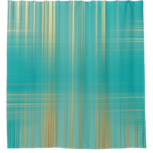 フラクタル抽象芸術 シャワーカーテン (正面)